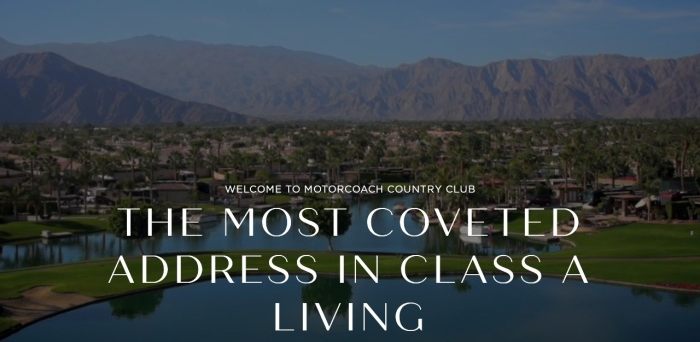 Motorcoach Country Club Luxury RV Resort