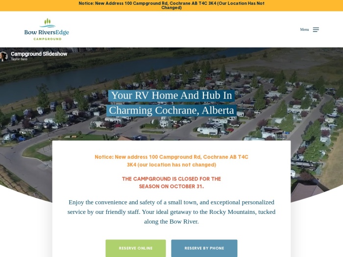 Bow RiversEdge Campground