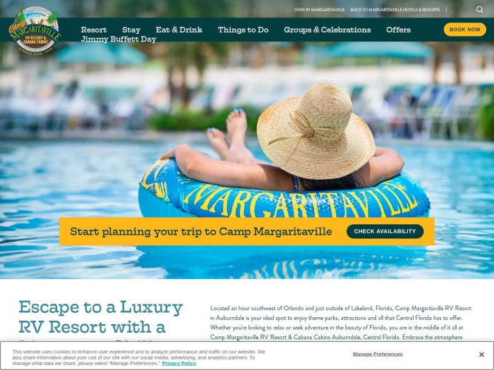 Camp Margaritaville RV Resort Auburndale