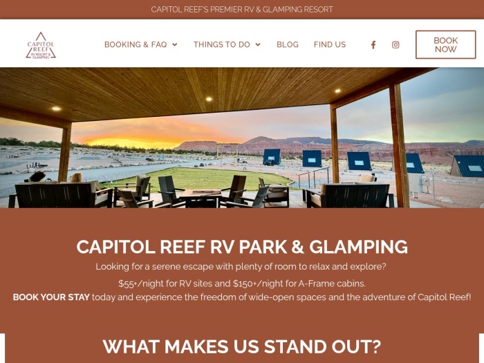 Capitol Reef RV Resort & Glamping