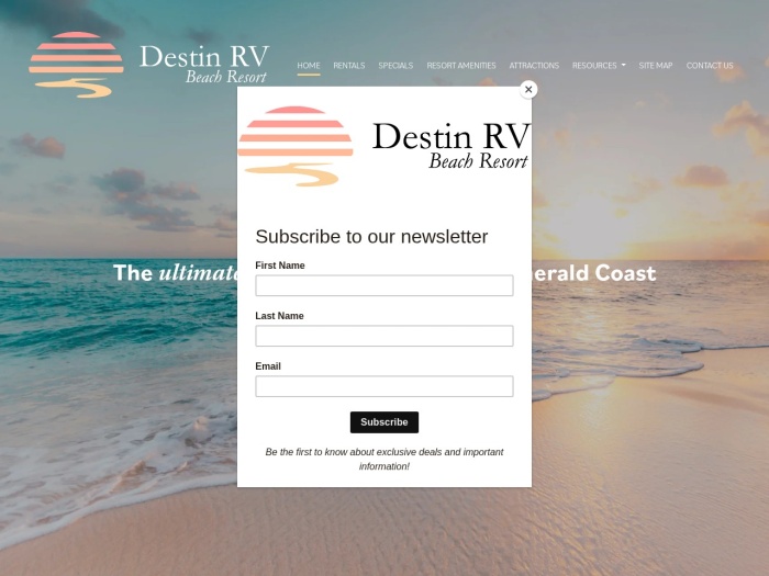 Destin RV Beach Resort