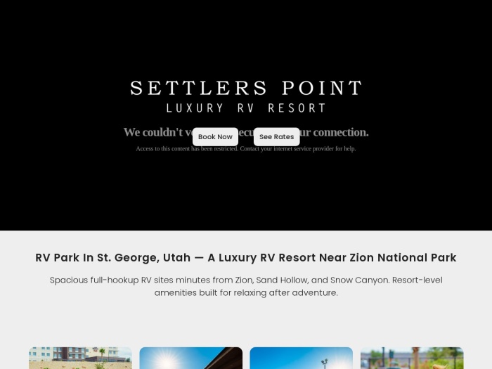 Settlers Point Luxury RV Resort