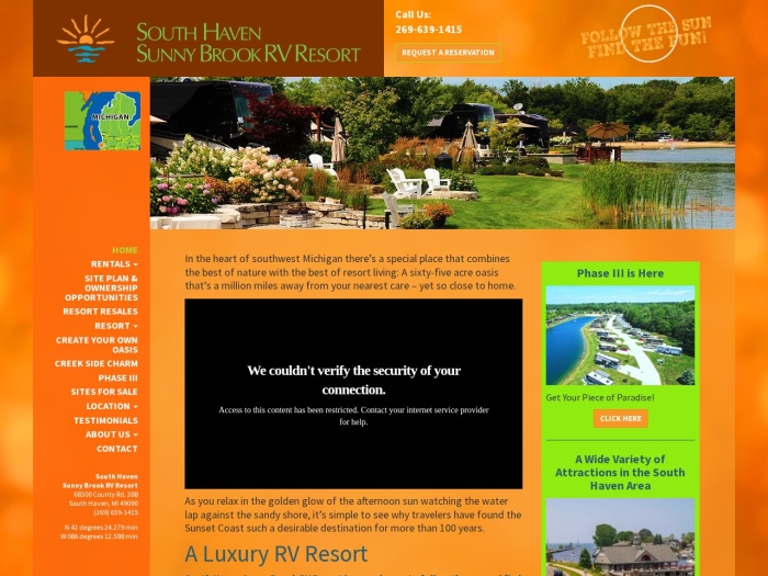 South Haven Sunny Brook RV Resort