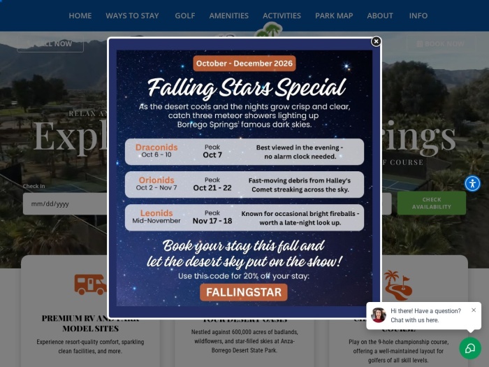 The Springs at Borrego RV Resort & Golf Course